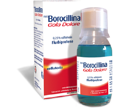 Neo borocillina gola dolore 0,25% collutorio  flurbiprofene