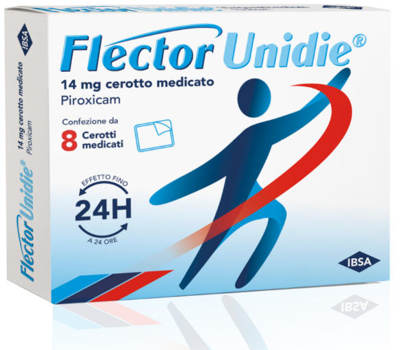 Flector unidie 14 mg, cerotto medicato  piroxicam