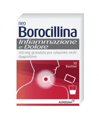 Neo borocillina infiammazione e dolore 400 mg granulato per soluzione orale  ibuprofene