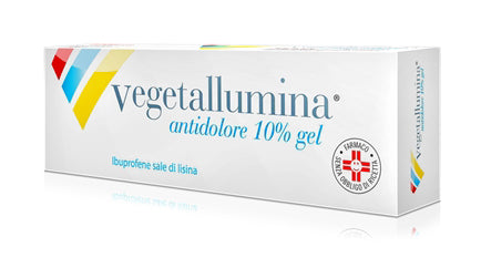 Vegetallumina antidolore 10% gel  ibuprofene sale di lisina