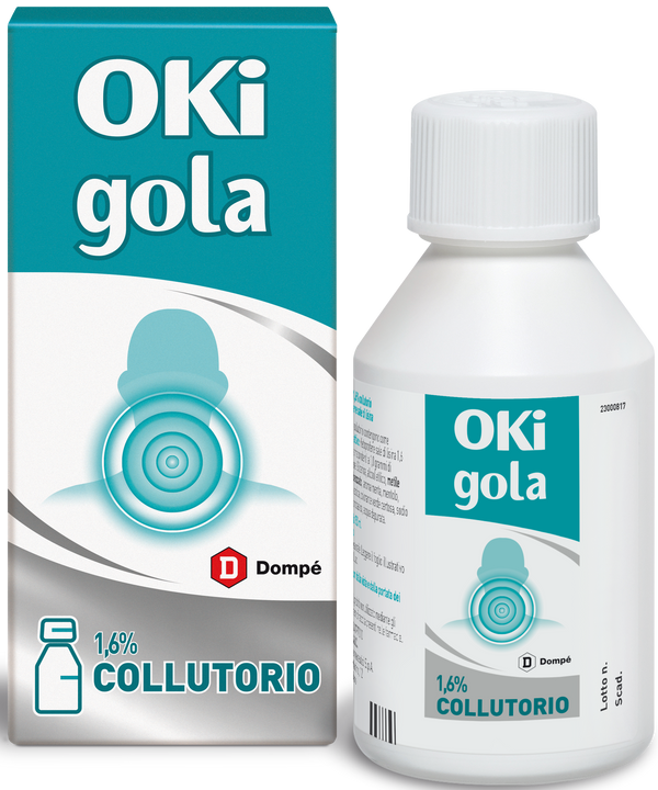 Oki gola 1,6% collutorio ketoprofene sale di lisina