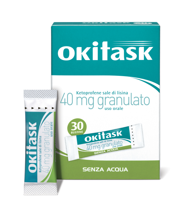 Okitask 40 mg granulato ketoprofene sale di lisina