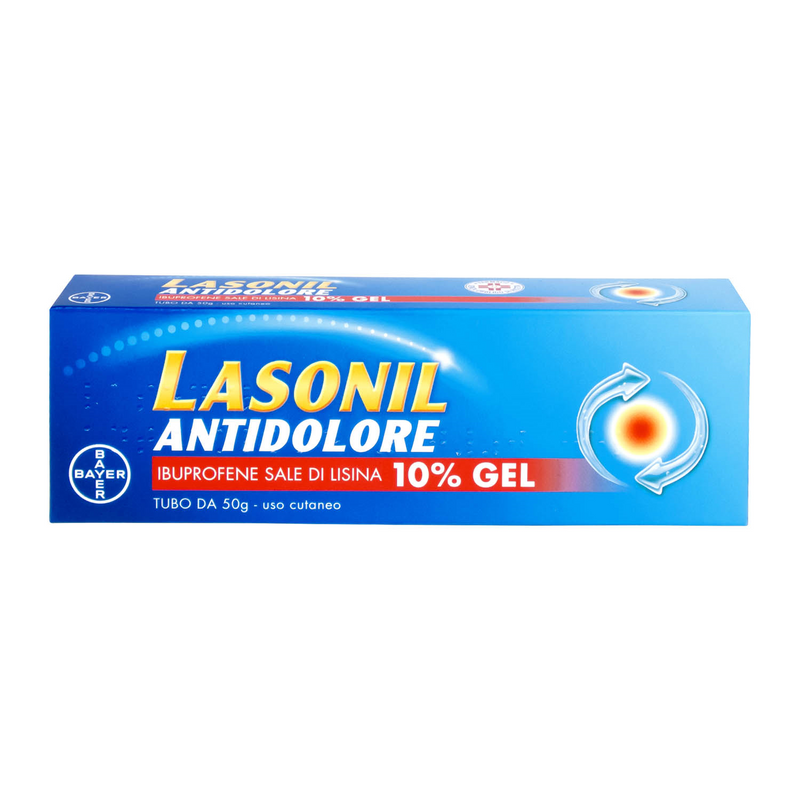 Lasonil antidolore 10% gel ibuprofene sale di lisina