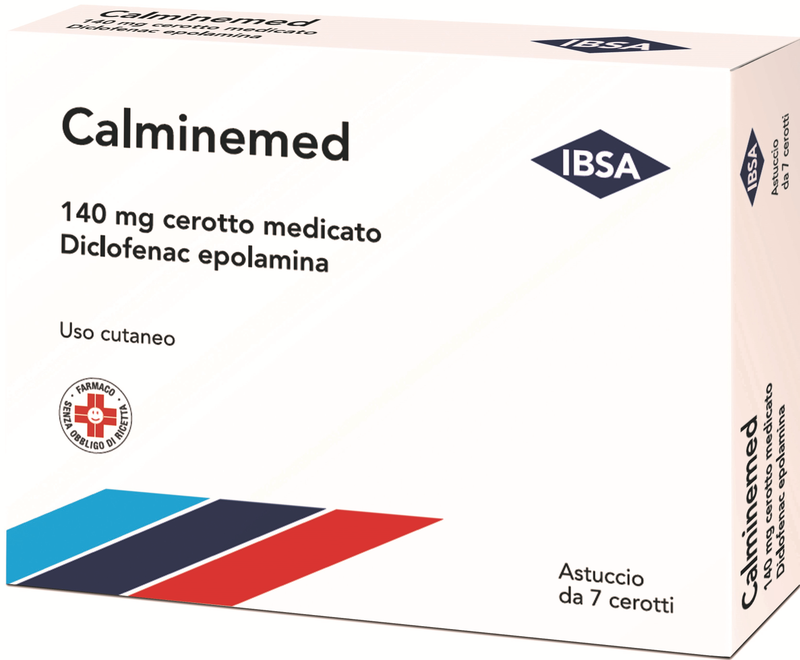 Calminemed 140 mg cerotto medicato  diclofenac epolamina