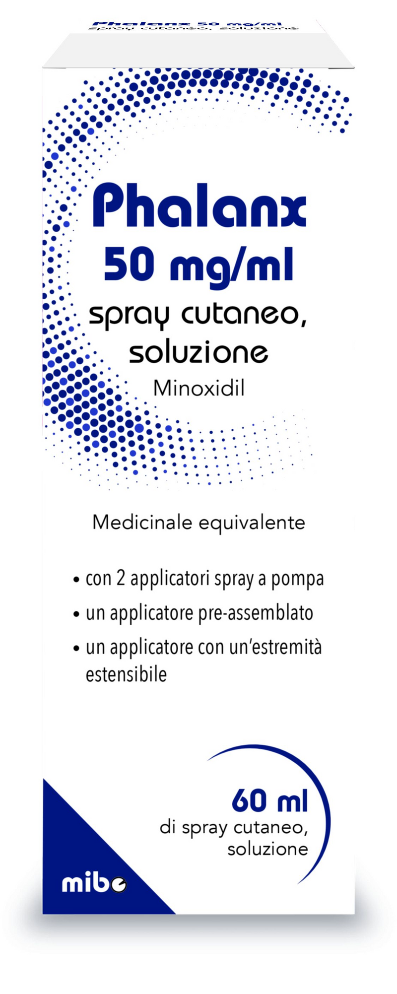 Phalanx 50 mg/ml spray cutaneo, soluzione  minoxidil  medicinale equivalente