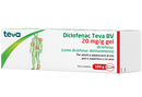 Diclofenac teva bv 20 mg/g gel  diclofenac (come diclofenac dietilammonio)