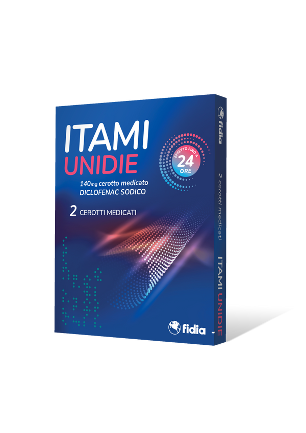 Itami unidie 140 mg cerotto medicato  diclofenac sodico