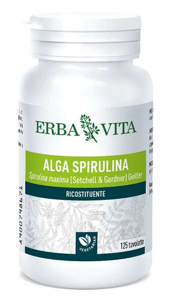 Alga spirulina 125 tavolette 400 mg