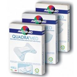 Cerotto master-aid quadra dermoattivo super 10 pezzi