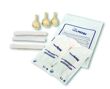 Catetere esterno maschile in lattice non sterile  securdrainvia' 35mm 30 pezzi