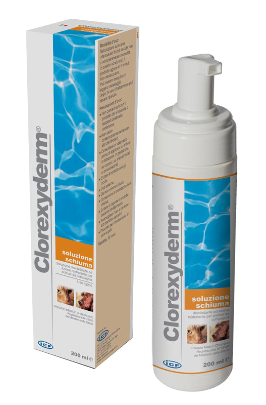 Clorexyderm soluzione schiuma 200 ml