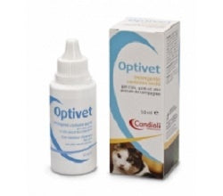 Optivet detergente per occhi per cani e gatti flacone 50 ml