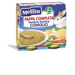 Mellin pappa completa coniglio 250 g 2 pezzi