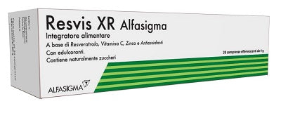 Resvis xr alfasigma 20 compresse effervescenti da 4 g