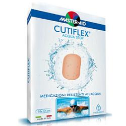 Medicazione adesiva impermeabile trasparente master-aid cutiflexmed 12,5x12,5 cm 5 pezzi