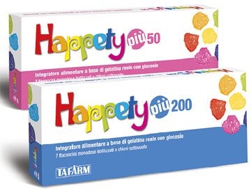 Happety piu 50 7 flaconcini 50 mg