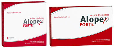 Alopex forte lozione rubefacente 4 roll on 40 ml