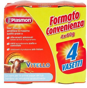 Plasmon omogeneizzato vitello 4 x 80 g