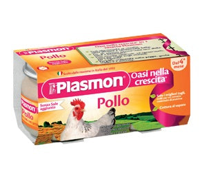 Plasmon omogeneizzato pollo 80 g x 2 pezzi