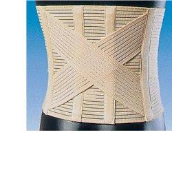 Corsetto universal millerighe circonferenza 80/85cm per decorsi post/operatori a seguito di interventi alla colonna ver tebrale sintomatologie artrosiche acute strappi muscolari