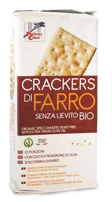 Fsc crackers di farro senza lievito con olio extravergine di oliva bio 280 g