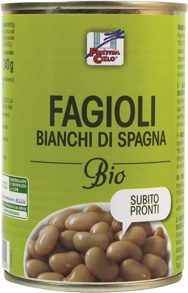 Fagioli bianchi di spagna pronti bio 400 g