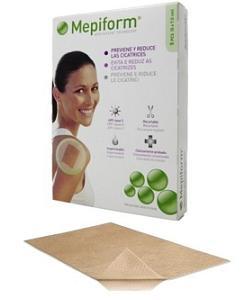 Medicazione mepiform atraumatica per cicatrici e cheloidi non sterile 4x30cm 5 pezzi