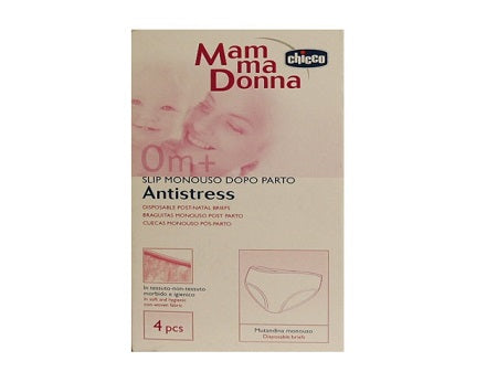 Chicco mamma donna slip tessuto non tessuto misura 3 4 pezzi