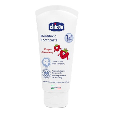 Chicco dentifricio fragola 50 ml 12m+ con fluoro