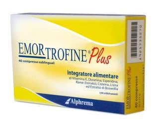 Emortrofine plus 40 compresse sublinguali