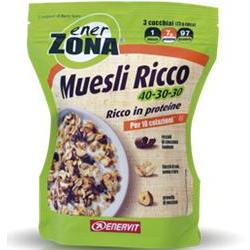 Enerzona muesli ricco 40-30-30 230 grammi