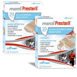 Cerotto medio medipresteril resistente 7x2cm 20 pezzi