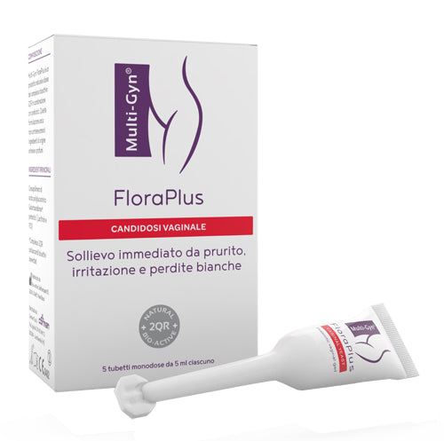 Floraplus multi-gyn candidosi vaginale 5 tubetti x 5 ml