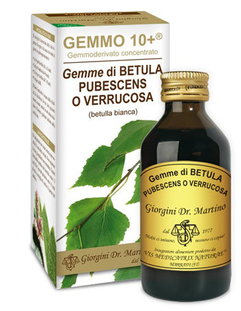 Gemmo 10+ betulla bianca 100 ml liquido analcolico