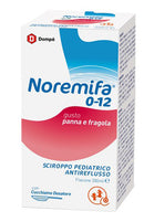 Sciroppo pediatrico antireflusso noremifa 0-12 flacone 200 ml gusto panna e fragola