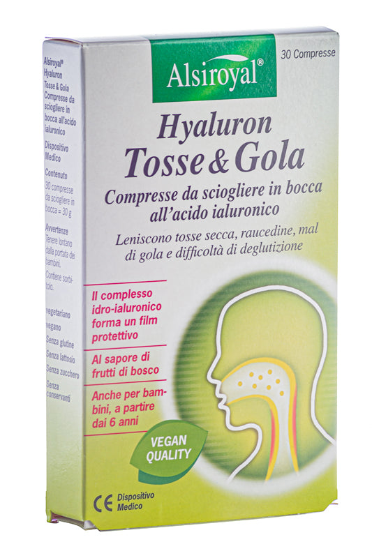 Hyaluron tosse & gola 30 compresse n