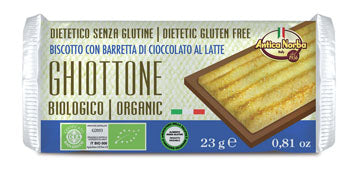 Ghiottone biscotto accoppiato con cioccolato al latte 23 g