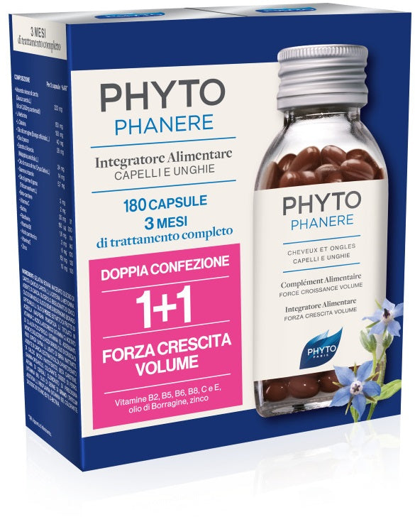 Phyto phytophanere integratore alimentare capelli/unghie 90+90 capsule