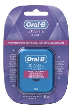 Oralb 3d white luxe filo interdentale 35 metri