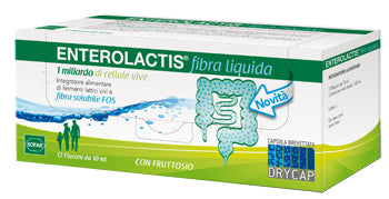Enterolactis fibra liquida 12 flaconcini da 10 ml
