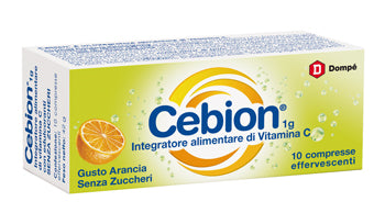 Cebion effervescente vit c senza zucchero 10 compresse