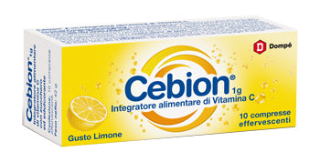 Cebion effervescente vitamina c limone 10 compresse