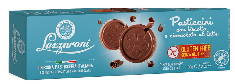 Pasticcini biscotto/cioccolato al latte 100 g