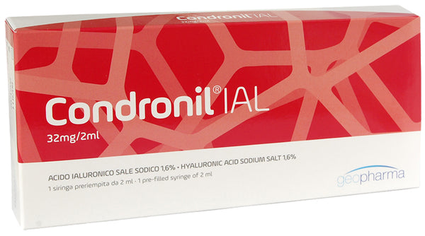 Siringa intra-articolare condronil ial acido ialuronico 1,6% 2 ml