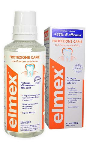 Elmex protezione carie collutorio fluoruro amminico 400 ml