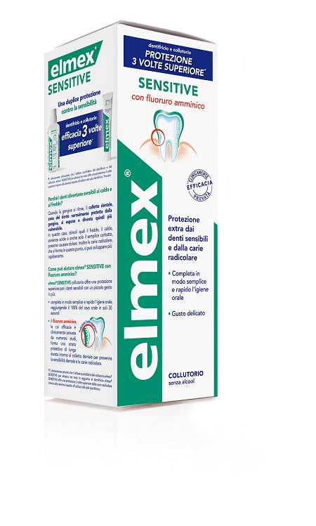 Elmex sensitive collutorio 400 ml