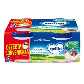 Mellin omogeneizzato pollo 4x80 g