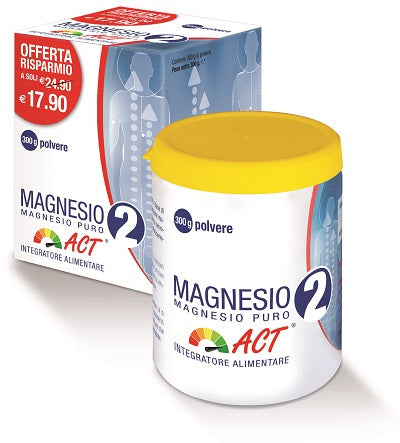 Magnesio puro 2 act polvere 300 g