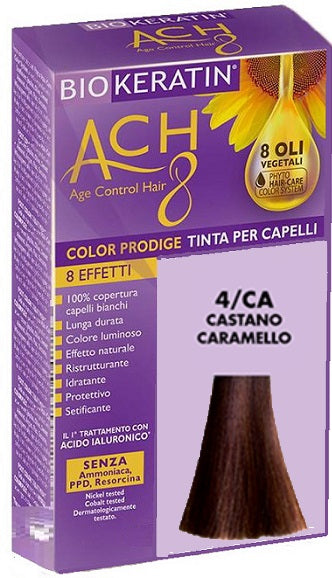 Biokeratin ach8 color prodige 4/ca castano caramello