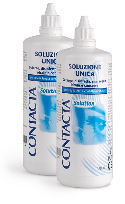 Soluzione per lenti a contatto contacta 2 pezzi 360 ml